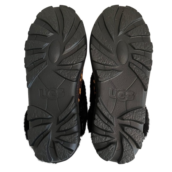 UGG Leopard Print "Coquette" Clog Slippers 7.5-8 NEW - Picture 8 of 9